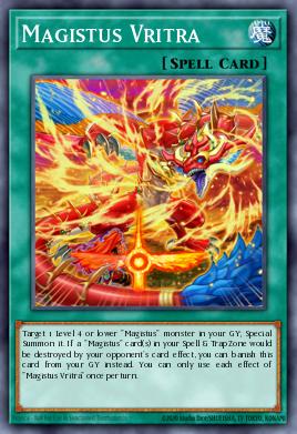 Vritrá Magistus GEIM-012, carta de Yu-Gi-Oh! de Genesis Impact