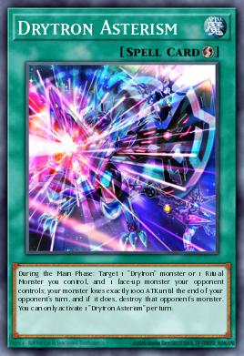 Asterismo Drytron GEIM-035, carta de Yu-Gi-Oh! de Genesis Impact