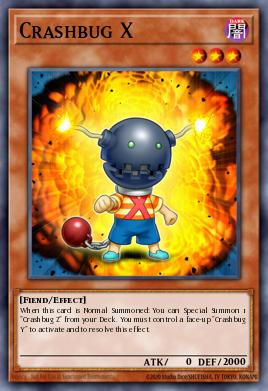 Crashbug X GENF-009, carta de Yu-Gi-Oh! de Generation Force