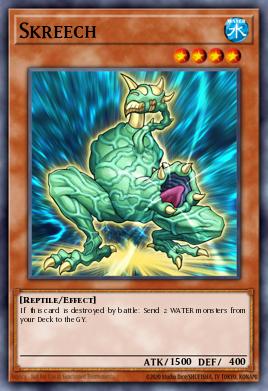 Skreech GLAS-086, carta de Yu-Gi-Oh! de Gladiator's Assault