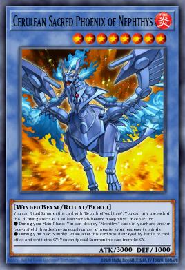 Fénix Sagrado Cerúleo de Nephtys HISU-006
