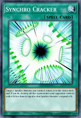 Petardo de Sincronía HSRD-013, carta de Yu-Gi-Oh! de High-Speed Riders