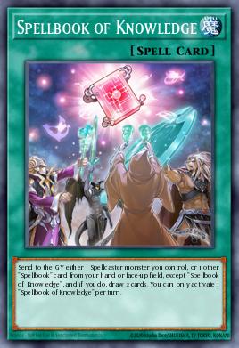 Libro de Magia del Conocimiento INCH-059, carta de Yu-Gi-Oh! de The Infinity Chasers