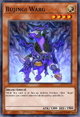 Bujingi Huargo JOTL-081, carta de Yu-Gi-Oh! de Judgment of the Light