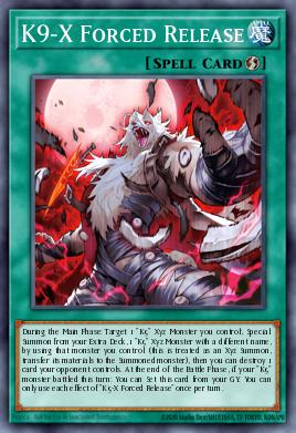 K9-X Liberación Forzada