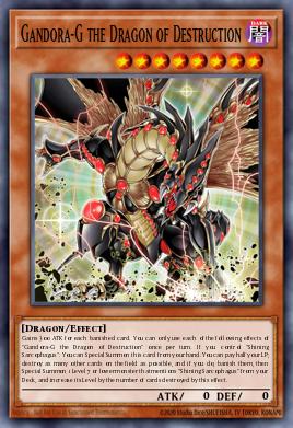 Gandora-G el Dragón de la Destrucción LEDE-001