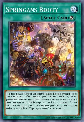 Botín Springans LIOV-054, carta de Yu-Gi-Oh! de Lightning Overdrive