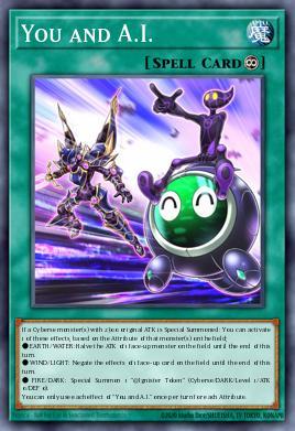 Tú y A.I. LIOV-061, carta de Yu-Gi-Oh! de Lightning Overdrive