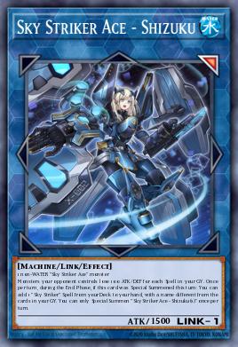 Caza del Cielo As - Shizuku MAMA-006, carta de Yu-Gi-Oh! de Magnificent Mavens