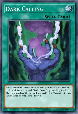 Llamamiento Oscuro MAMA-082, carta de Yu-Gi-Oh! de Magnificent Mavens