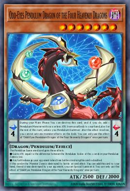 Odd-Eyes Pendulum Dragon of the Four Heavenly Dragons