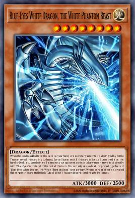Blue-Eyes White Dragon, the White Phantom Beast MAMS-001