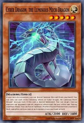 Cyber Dragon, the Luminous Mech Dragon MAMS-005