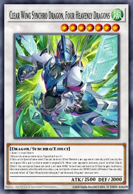 Clear Wing Synchro Dragon, Four Heavenly Dragons MAMS-014