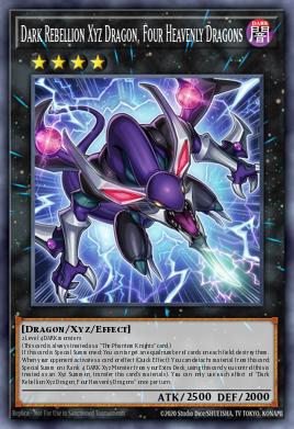 Dark Rebellion Xyz Dragon, Four Heavenly Dragons MAMS-015