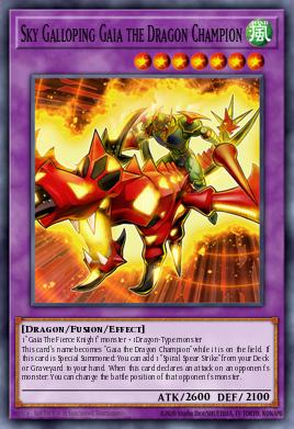 Gaia el Campeón Dragón Galopante del Cielo MIL1-010