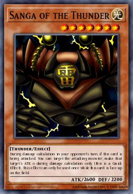 Sanga del Trueno MRD-025, carta de Yu-Gi-Oh! de Metal Raiders