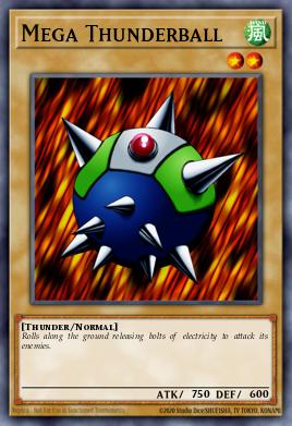 Mega Bola de Trueno MRD-044, carta de Yu-Gi-Oh! de Metal Raiders