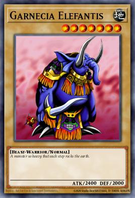 Garnecia Elefantis MRD-125, carta de Yu-Gi-Oh! de Metal Raiders