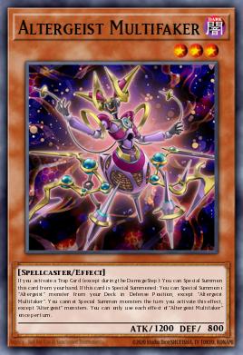Altergeist Multiengaño MZMI-065, carta de Yu-Gi-Oh! de Maze of Millennia
