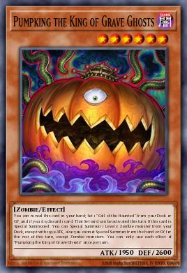 Pumpking el Rey de los Fantasmas Lúgubres