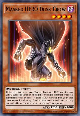HÉROE Enmascarado Cuervo del Crepúsculo MZMU-014