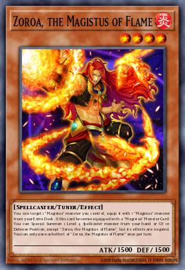 Zoroa, el Magistus de Llamas MZMU-094