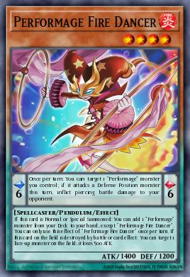 Artilusionista Bailarina del Fuego MZTM-049