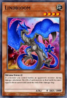 Lindflorecido NECH-033, carta de Yu-Gi-Oh! de The New Challengers