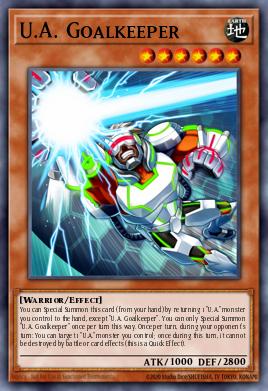 U.A. Guardameta NECH-088, carta de Yu-Gi-Oh! de The New Challengers