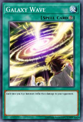 Ola Galáctica ORCS-062, carta de Yu-Gi-Oh! de Order of Chaos