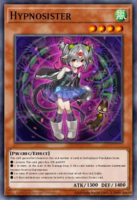 Hipnohermana PEVO-025, carta de Yu-Gi-Oh! de Pendulum Evolution