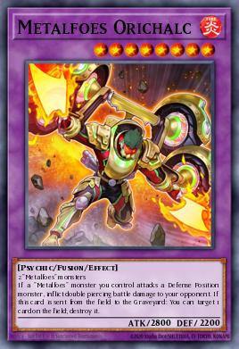 Metalmórfico Orichalc PEVO-054, carta de Yu-Gi-Oh! de Pendulum Evolution