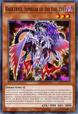 Basiltrice, Familiar del Ojo Maligno PHHY-019, carta de Yu-Gi-Oh! de Photon Hypernova