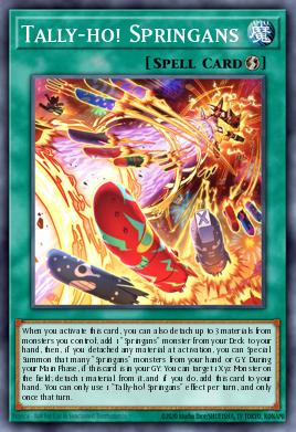Springans ¡A la Caza! PHHY-054, carta de Yu-Gi-Oh! de Photon Hypernova