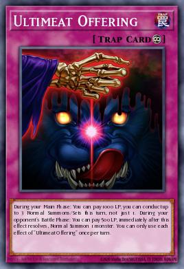 Ofrenda Carfinitiva PHNI-100, carta de Yu-Gi-Oh! de Phantom Nightmare