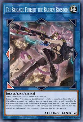 Tri-Brigada Ferrijit la Floración Estéril PHRA-046, carta de Yu-Gi-Oh! de Phantom Rage