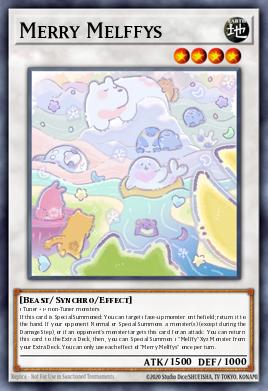 Melffys Alegres POTE-045, carta de Yu-Gi-Oh! de Power of the Elements