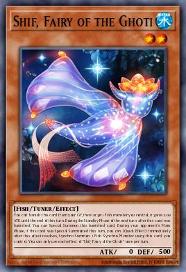 Shif, Hada de los Ghoti POTE-087, carta de Yu-Gi-Oh! de Power of the Elements