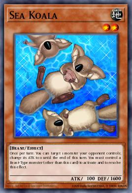Koala Marino PTDN-037, carta de Yu-Gi-Oh! de Phantom Darkness