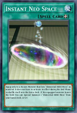 Neoespacio Instantáneo PTDN-048, carta de Yu-Gi-Oh! de Phantom Darkness