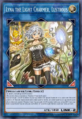 Lyna la Encantadora de la Luz, Lustrosa RA04-081, carta de Yu-Gi-Oh! de Quarter Century Stampede