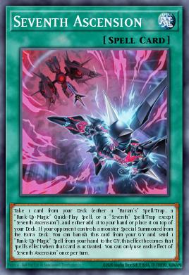 Séptima Ascensión RA04-098, carta de Yu-Gi-Oh! de Quarter Century Stampede