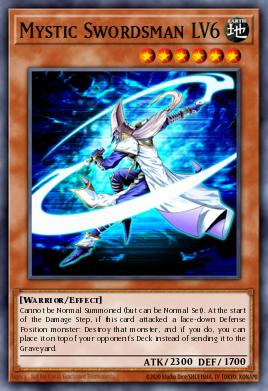 Espadachín Místico LV6 RDS-008, carta de Yu-Gi-Oh! de Rise of Destiny