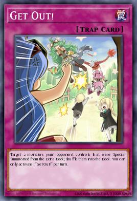 ¡Sal de aquí! RIRA-076, carta de Yu-Gi-Oh! de Rising Rampage