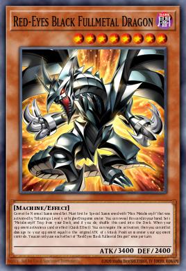 Dragón de Metal Completo Negro de Ojos Rojos ROTA-005