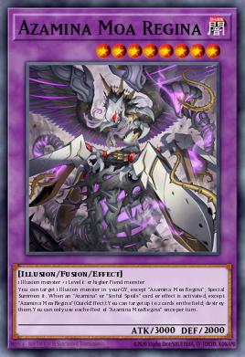 Azamina Moa Regina ROTA-033, carta de Yu-Gi-Oh! de Rage of the Abyss