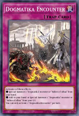 Enfrentamiento Dogmátik ROTD-071, carta de Yu-Gi-Oh! de Rise of the Duelist