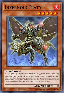 Infiernoid Piaty SECE-016, carta de Yu-Gi-Oh! de Secrets of Eternity