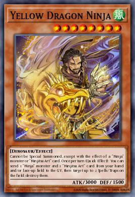 Ninja Dragón Amarillo SHVA-013
